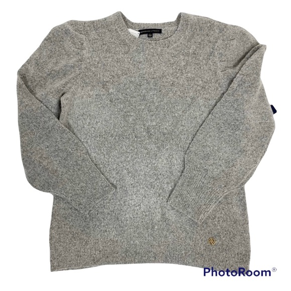 Adrienne Vittadini Sweaters - ADRIENNE VITTADINI Mossy Marled Pleated Shoulder Crewneck Sweater NWT Large